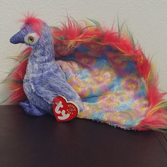 NWT Peacock beanie baby from 2000 - Picture 2 of 5